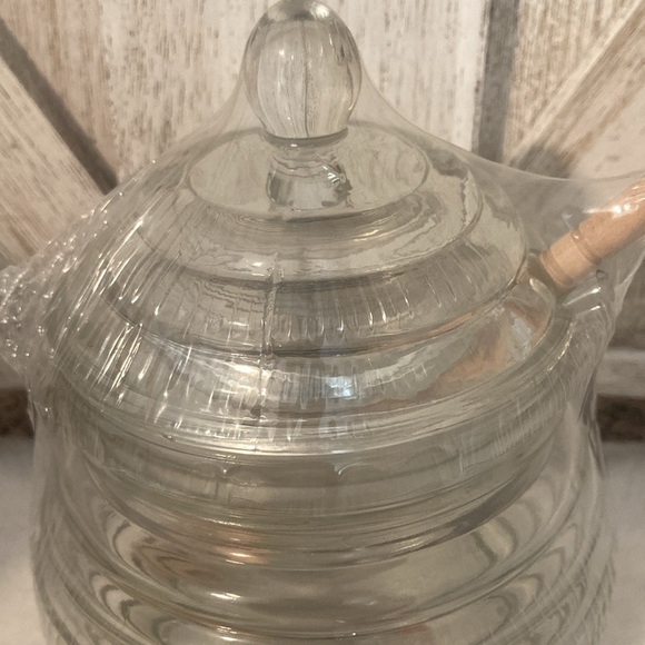 Target BP Large GLASS Honey Pot - Picture 2 of 7